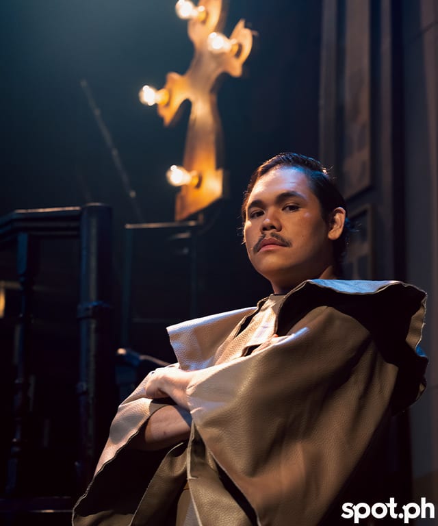 Johnnie Moran as Padre Alfaro in PETA's Walang Aray